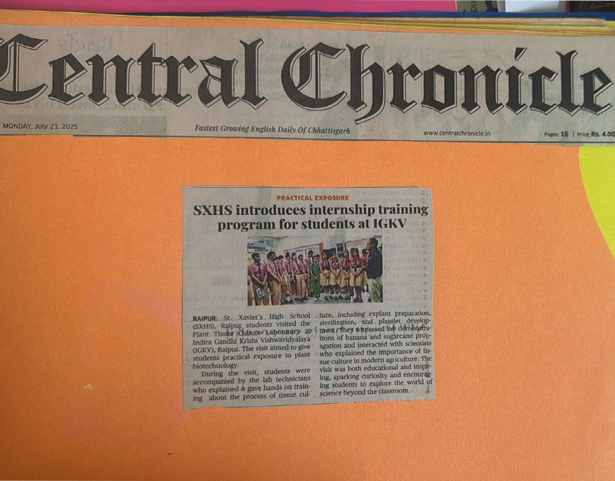 SXHS introduces internship training program for students at IGKV